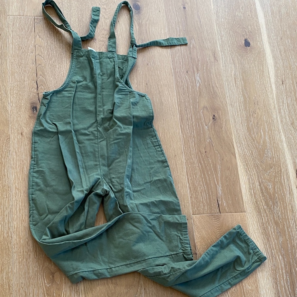 Lucy and Yak Women's Olive Green Overalls - Picture 6 of 6